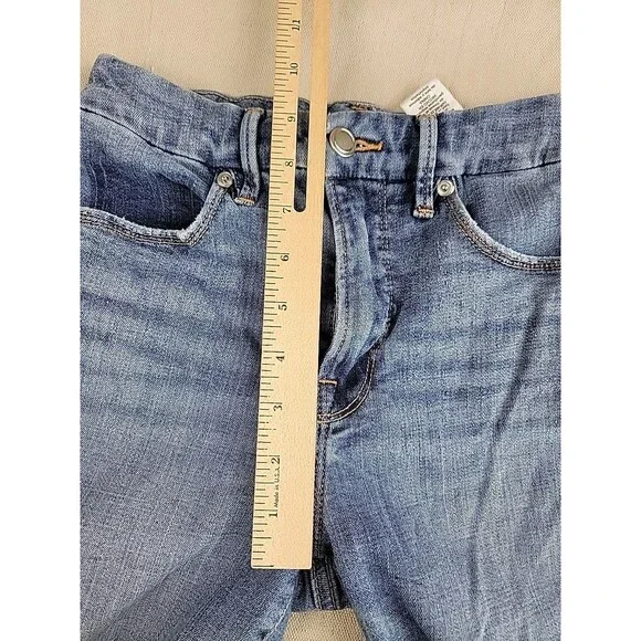Good American Jeans‎ Womens 2 23x26 Skinny Distressed Stretch Mid Rise Modern - Picture 7 of 11